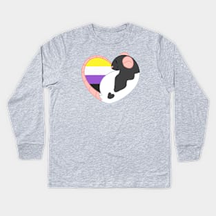 Nonbinary Pride Rat Kids Long Sleeve T-Shirt